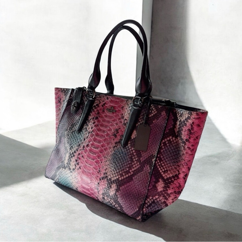 Coach Limited Edition Python Embossed Satchel - image 1